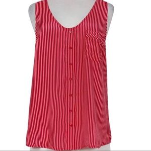 Joie XS sleeveless button down